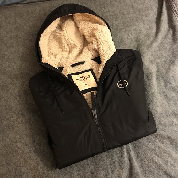 sherpa lined windbreaker